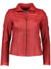 7eleven Lederjacke "Pada" in Rot