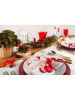 Trendy Kitchen by EXCÉLSA 18tlg. Tafelservice "Christmas" in Weiß/ Rot