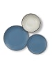 Trendy Kitchen by EXCÉLSA 18tlg. Tafelservice in Blau/ Weiß