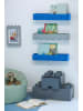 LEGO Wandregal in Blau - (B)48 x (H)12 x (T)8 cm