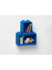 LEGO Regal "Brick" in Blau - (B)21,5 x (H)32 x (T)16 cm