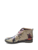 Goby Schnürschuhe in Beige/ Bunt