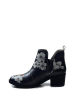 Goby Ankle-Boots in Schwarz/ Bunt