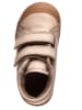 Naturino Skórzane buty "Cocoon" w kolorze beżowym do nauki chodzenia
