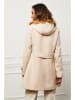Coats Selection Tussenmantel crème - nauwsluitend