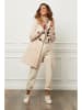 Coats Selection Tussenmantel crème - nauwsluitend