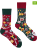 Spox Sox 2-delige set: sokken "xmas" rood/groen