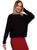 made of emotion Sweter w kolorze czarnym