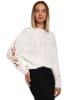 made of emotion Sweter w kolorze kremowym