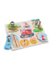 New Classic Toys 8tlg. Knopfpuzzle "Feuerwehr" - ab 2 Jahren