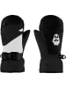 Zanier Rękawice narciarskie "Icy STX" w kolorze czarno-białym