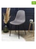 Rétro Chic 2er-Set: Esszimmerstühle "Giulia" in Grau - (B)42,5 x (H)87 x (T)44 cm