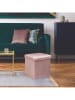 The Home Deco Kids Aufbewahrungshocker "Giulia" in Rosa - (B)38 x (H)38 x (T)38 cm