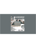 The Home Deco Kids Skrzynia "Giulia" w kolorze szarym do siedzenia - 77 x 38 x 38 cm