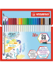 STABILO Filzschreiber "Pen 68 Brush" - 24 Stück