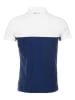 Peak Mountain Koszulka polo "Caloste" w kolorze granatowo-białym