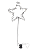 STAR Trading Ledtuinsteker "Spiky" warmwit - (B)32 x (H)92 cm