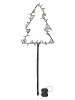 STAR Trading Ledtuinsteker "Spiky" warmwit - (B)32 x (H)90 cm