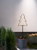 STAR Trading Ledtuinsteker "Spiky" warmwit - (B)32 x (H)90 cm