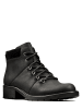 Clarks Skórzane trzewiki w kolorze czarnym