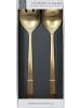 every ware Gebürstetes Edelstahl-Salatbesteck in Gold