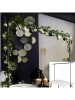 THE HOME DECO FACTORY Tisch-Dekorationsgestell in Schwarz - (B)250 x (H)90 x (T)4 cm