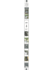 Garden Spirit Tisch-Dekorationsgestell in Schwarz - (B)250 x (H)90 x (T)4 cm