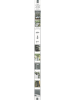 THE HOME DECO FACTORY Tisch-Dekorationsgestell in Schwarz - (B)250 x (H)90 x (T)4 cm