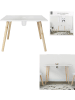 The Home Deco Kids Kindertekentafel wit/lichtbruin - (B)60 x (H)45 x (D)60 cm