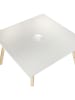The Home Deco Kids Kindertekentafel wit/lichtbruin - (B)60 x (H)45 x (D)60 cm