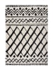 Flair Rugs Teppich in Creme/ Schwarz