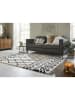 Flair Rugs Teppich in Creme/ Schwarz