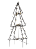 STAR Trading Decoratieve ledlamp "Foldy" zwart - (B)30 x (H)50 x (D)30 cm