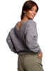 Be Wear Sweter w kolorze szarym