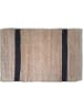 Deco Lorrie Jute-Teppich "Minimaliste" in Natur/ Schwarz