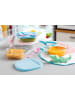 Pyrex 7er-Set: Frischhaltedosen "My first Pyrex" in Hellblau - 350 ml