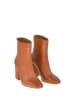Moosefield Leder-Stiefeletten in Hellbraun