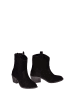 Moosefield Leder-Stiefeletten in Schwarz