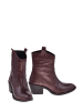 Moosefield Leren boots bordeaux