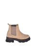 Moosefield Leder-Chelsea-Boots in Beige