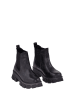 Moosefield Leder-Chelsea-Boots in Schwarz