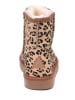 NICEBAY Leren winterboots "Fauve" beige/meerkleurig