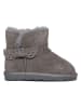 NICEBAY Leder-Winterboots "Esmee" in Grau