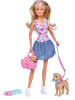 Simba Pop "Steffi - Puppy Walk" met accessoires - vanaf 3 jaar