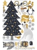 Ambiance Wandsticker "Scandinavian animals Christmas"