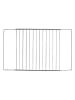 COOK CONCEPT Backofengitter in Silber - (L)60 x (B)31,5 cm