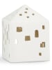 Kähler Lichthaus "Urbania Iyshus" in Weiß - (B)9 x (H)12,5 x (T)9 cm