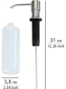 Wenko Einbau-Seifenspender "Monti" in Silber - 400 ml