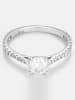 ATELIER DU DIAMANT Weißgold-Ring "Solitaire Royal" mit Diamanten