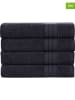 Hip 4-delige set: handdoeken zwart